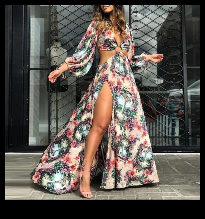 Floral Fantasy: Blossom into Boho Chic με ζωντανά ρούχα