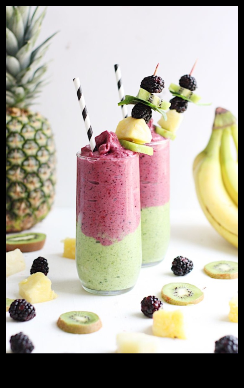 Layered Love: Παρουσιάζοντας την τέχνη των τέλειων στρώσεων Fruit Smoothies