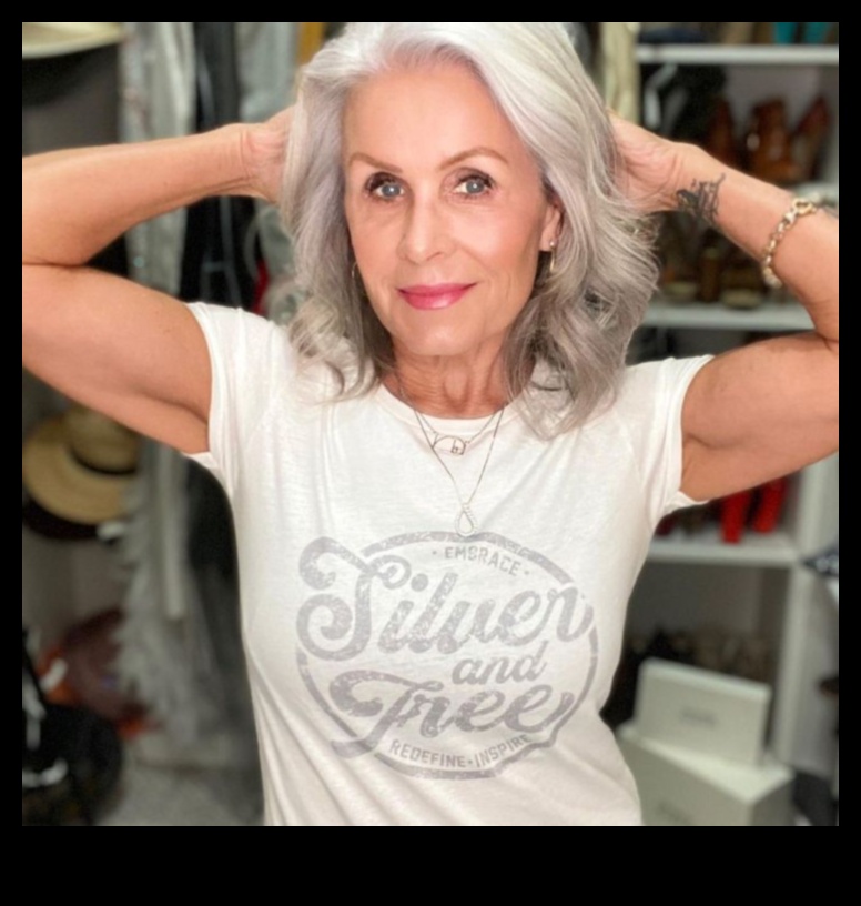 Λαμπερές γκρι κομψές ιδέες για κοντά μαλλιά για ασημένιες αλεπούδες 4 Glamorous Grey: Κομψές ιδέες για κοντά μαλλιά για ασημένιες αλεπούδες