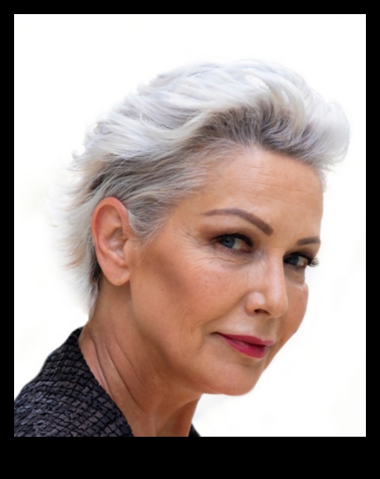 Λαμπερές γκρι κομψές ιδέες για κοντά μαλλιά για ασημένιες αλεπούδες 5 Glamorous Grey: Κομψές ιδέες για κοντά μαλλιά για ασημένιες αλεπούδες