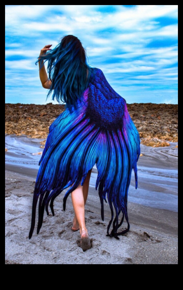 Mermaid Magic 10 χρώματα μαλλιών εμπνευσμένα από τον ωκεανό για να σας μεταφέρουν σε έναν παραθαλάσσιο παράδεισο 5 Mermaid Vibes: Βουτήξτε στη φαντασία με χρώματα μαλλιών εμπνευσμένα από τον ωκεανό