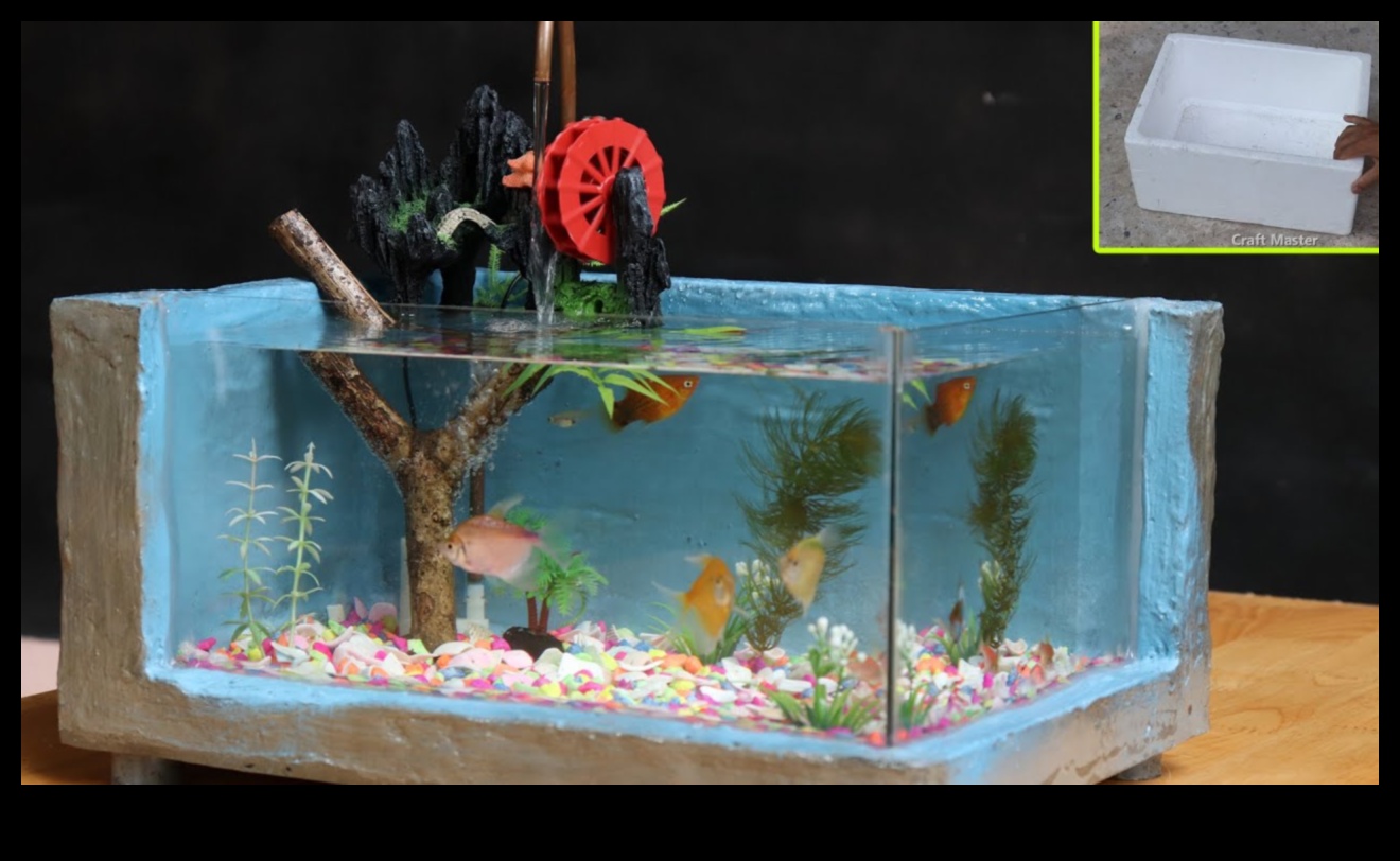 Fish Tank DIY Continue: Ανακύκλωση και ανακύκλωση στη διακόσμηση του ενυδρείου
