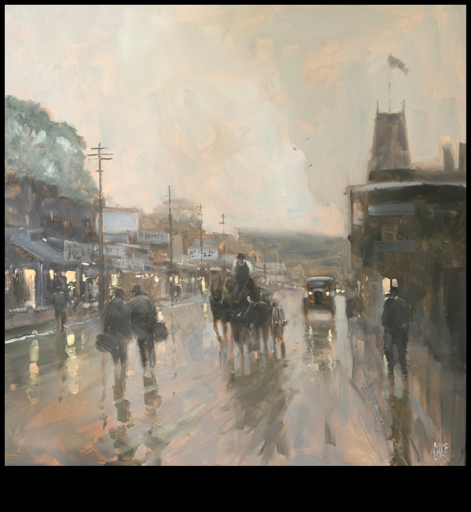 Drawing with Bold Strokes: Crafting Dynamic Scenes in Black and White