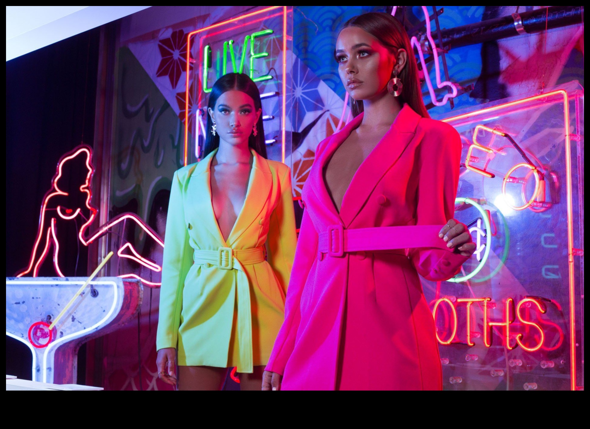 Neon Nights: Vibrant Hues Illuminate Evening Fashion