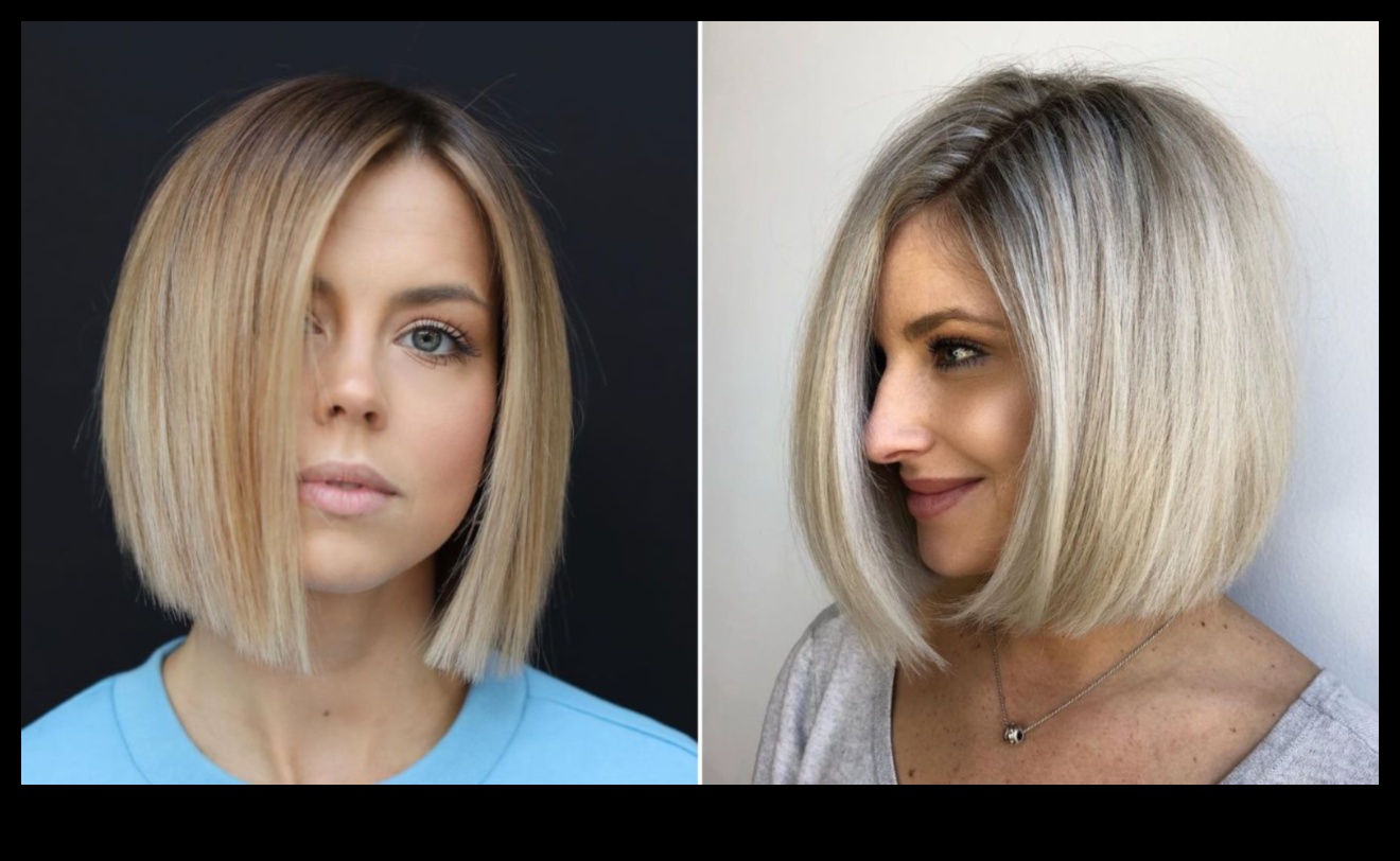 Τολμηρά Bobs στη μέση: Κοντά και κομψά κοψίματα μεσαίου μήκους