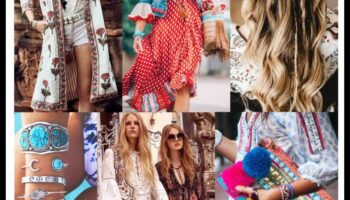 Floral Fantasy: Blossom into Boho Chic με ζωντανά ρούχα